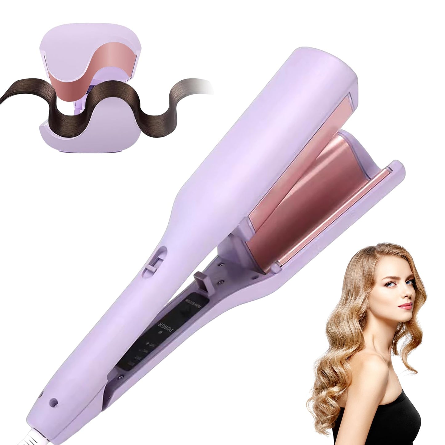 Wave Curler – Ondulador de Pelo con 4 Temperaturas | Ondas de Agua y Estilo Francés en Casa