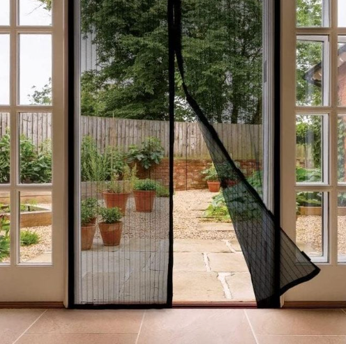 Cortina Mosquitera Magnética para Puertas – Adiós a los Mosquitos, Hola a la Brisa
