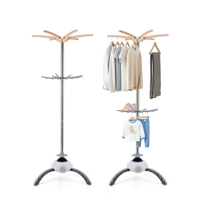 Secadora de Ropa Portátil Plegable 900W – Seca, Elimina Arrugas y Gérmenes en Casa