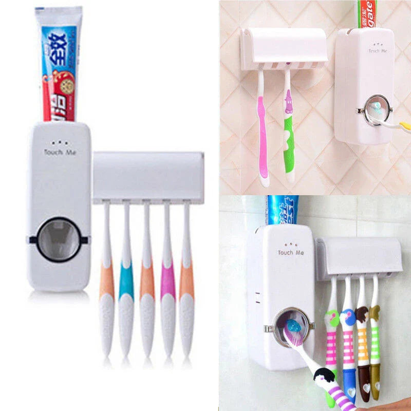 Dispensador Automático de Pasta de Dientes – Higiene Fácil y Sin Manchas