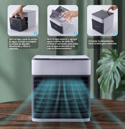 Mini Climatizador Portátil USB – Aire Fresco Donde Tú Vayas este Verano