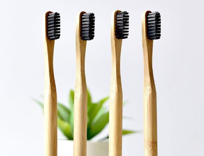 Polvo Blanqueador Dental de Carbón Activado Natural + Cepillo de Bambú – Sonrisa Más Blanca de Forma Natural
