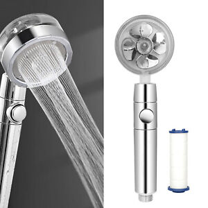 Cabezal de Ducha con Filtro Descalcificador y Efecto Hélice – Más Presión, Agua Más Pura